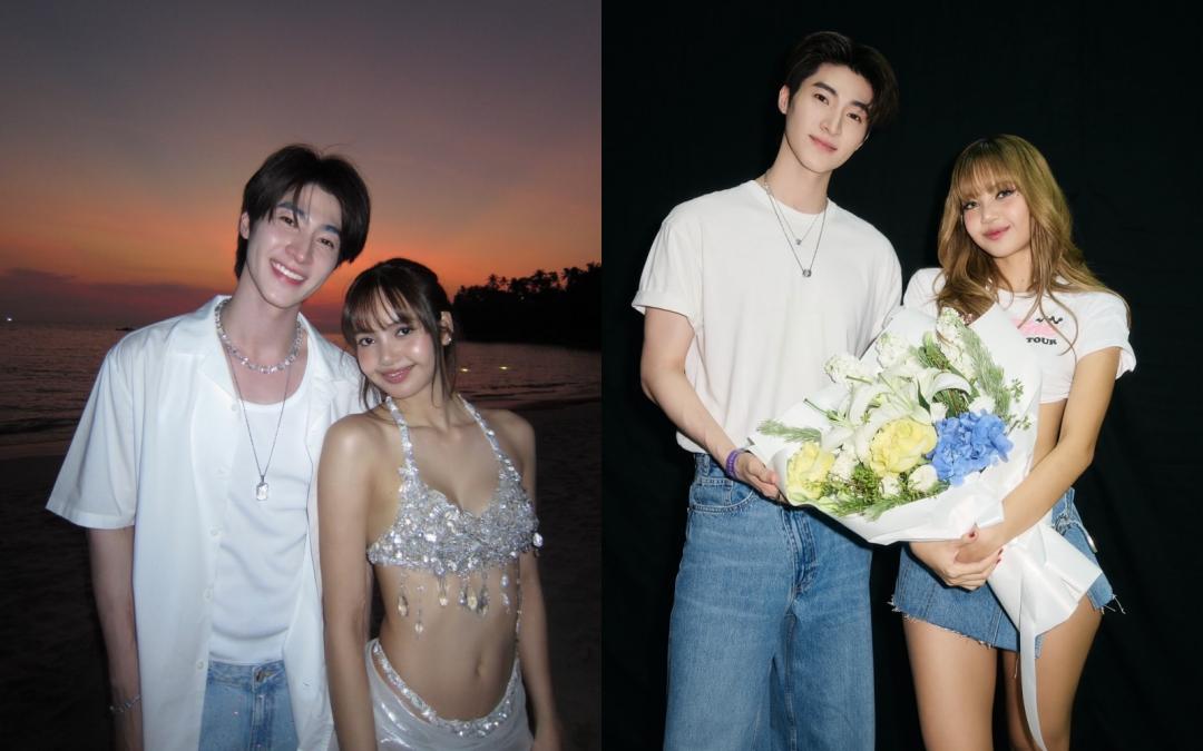 Blue Pongtiwat原與Lisa就是好友，今年4月在LVMH三公子缺席的慶生會上，Blue也有現身。