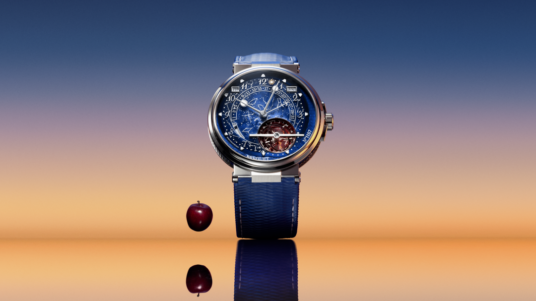 Breguet Marine Tourbillon Équation Marchante 5887航海系列陀飛輪腕錶，12,929,000元。