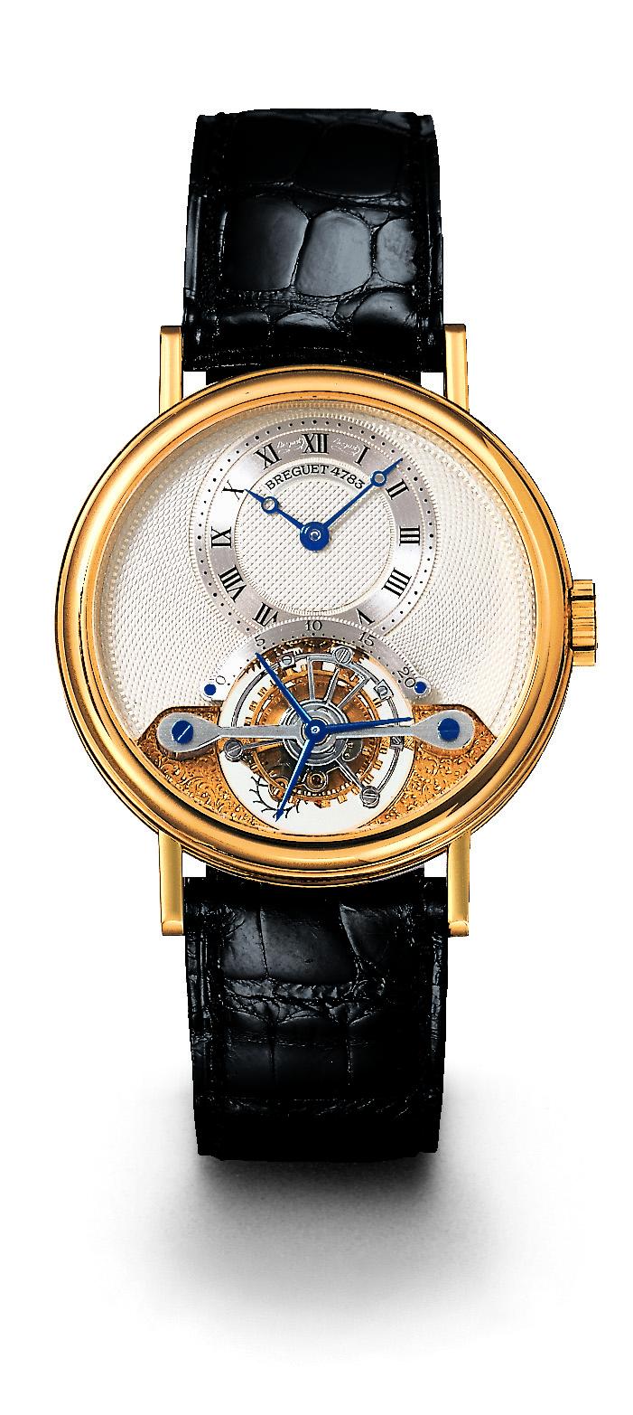 Classique Tourbillon 3350腕錶，寶璣首款陀飛輪腕錶，1989年。
