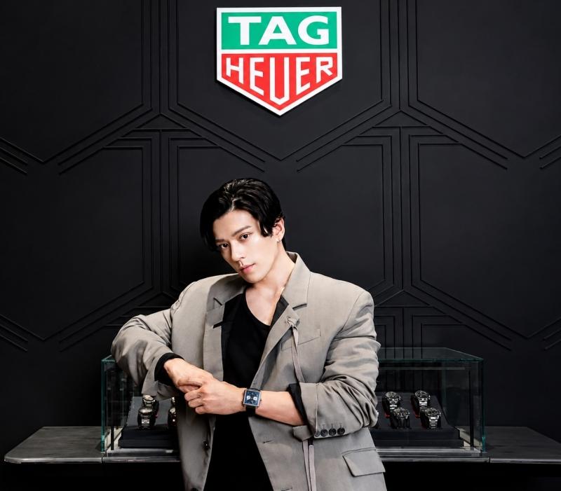 新田真劍佑。（TAG Heuer提供）