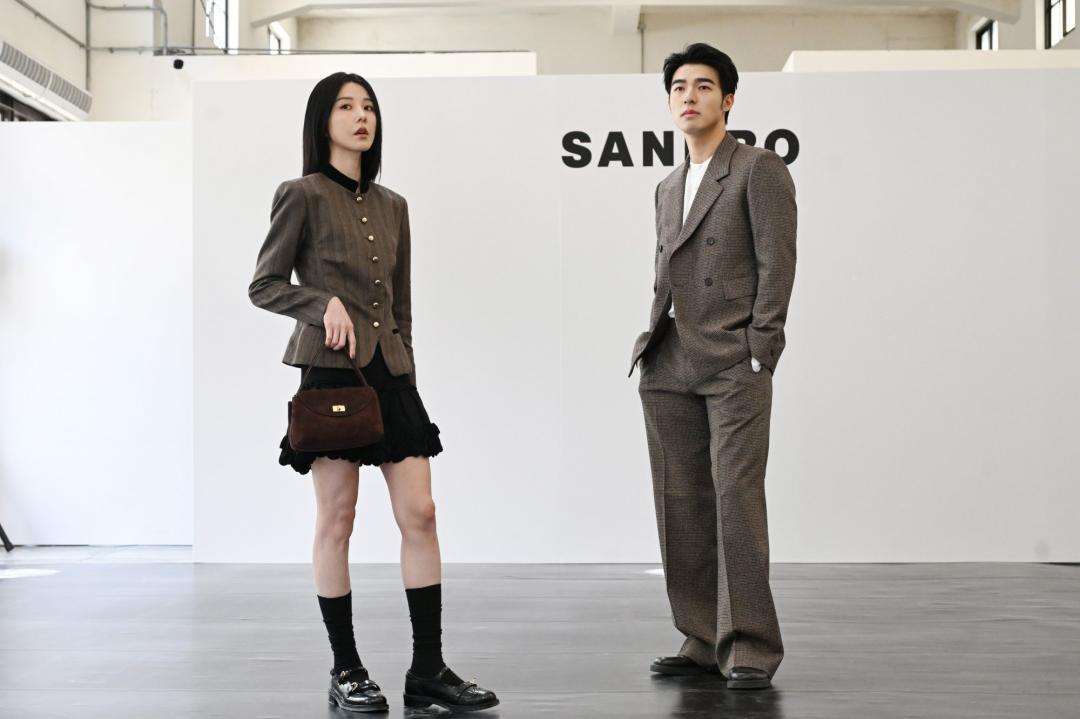 陳昊森、邵雨薇受邀擔任SANDRO 2026秋冬系列預覽嘉賓。（圖／記者胡舜翔攝）