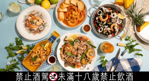 海鮮控開吃！金色三麥夏日限定5款海味上桌　墨魚燉飯、奶油蝦超涮嘴