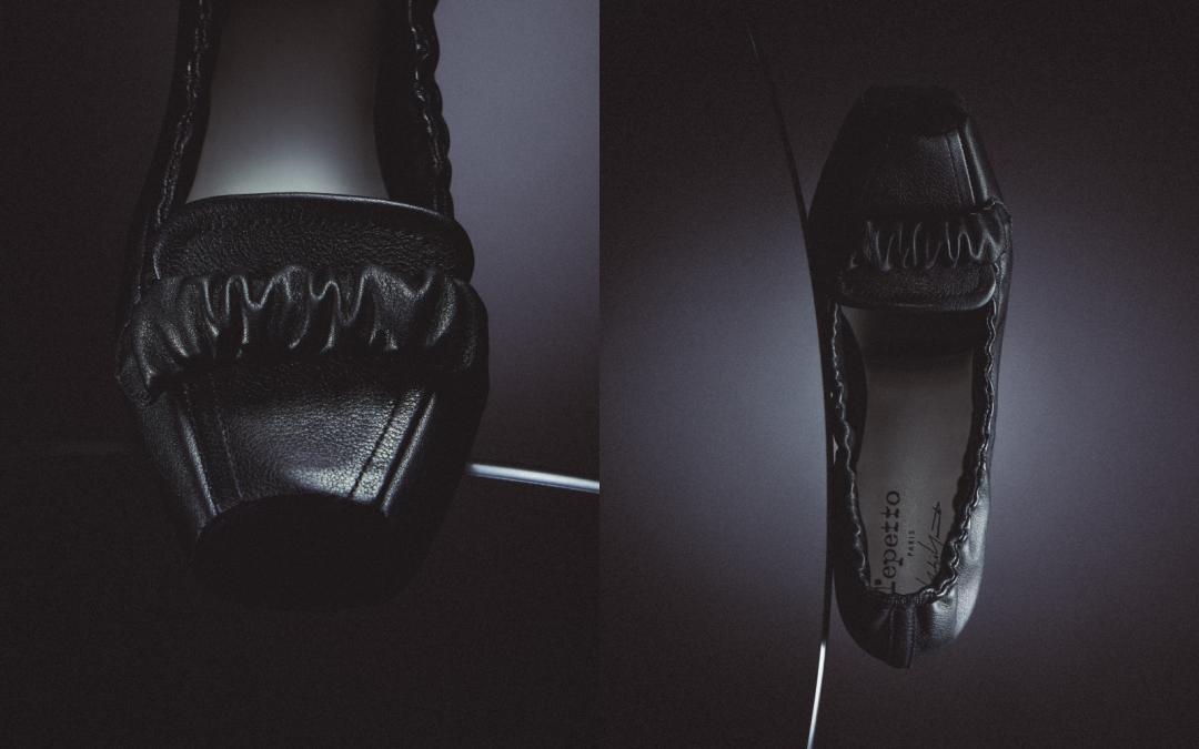 Yohji YamamotoＸrepetto聯名Bolchoï鞋款，售價NT$27,900元。 