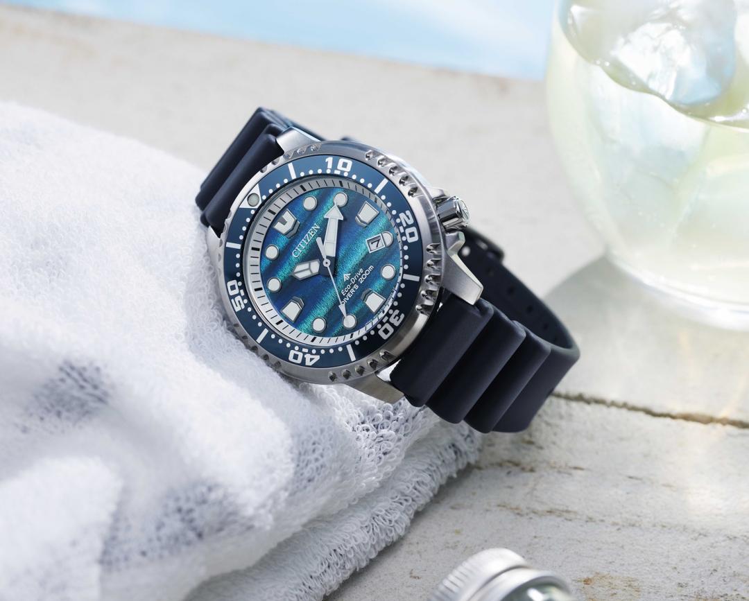 CITIZEN Promaster Marine系列BN0167-09W錶款，價格店洽。