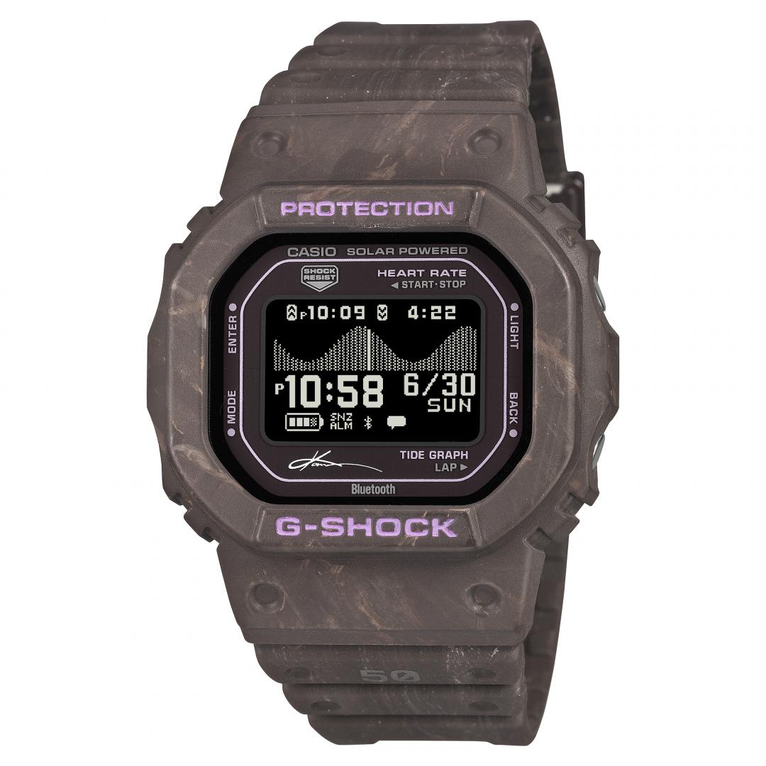 G-SHOCK與衝浪好手五十嵐卡諾亞推出聯名錶款GBX-H5600KI-5，10,500元。(G-SHOCK提供，以下同)