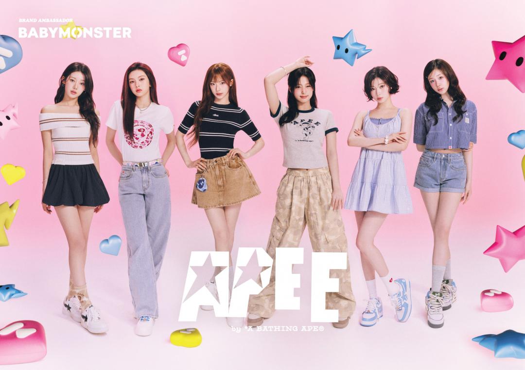 APEE今年6月宣布延攬南韓新生代人氣女團BABYMONSTER擔任品牌大使。