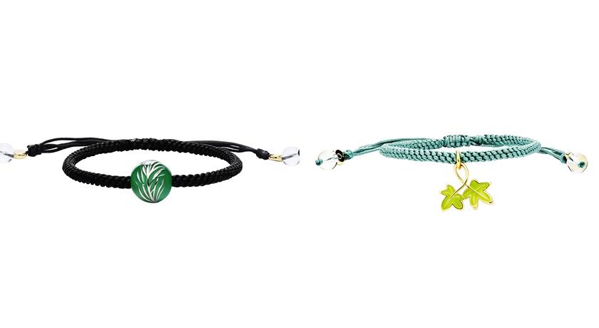 戰士綠、藤蔓青。(yuwen Jewelry提供，以下同)