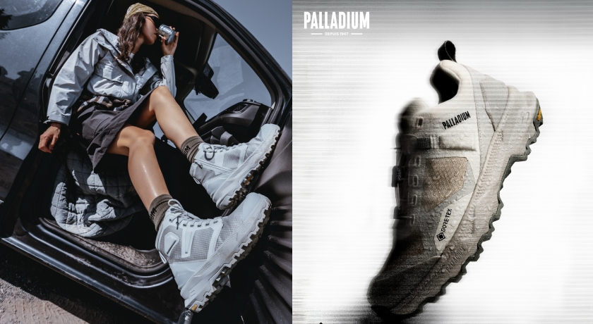 雨彈狂炸通勤族必收！PALLADIUM首度聯名GORE-TEX 防水鞋雷雨狂轟也乾爽