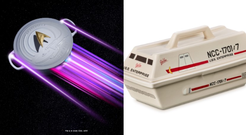 Le Creuset跨界聯名打造廚房星際冒險 《Star Trek》細節融入鑄鐵鍋蓋頭 穿梭機造型烤盤激發餐桌靈感