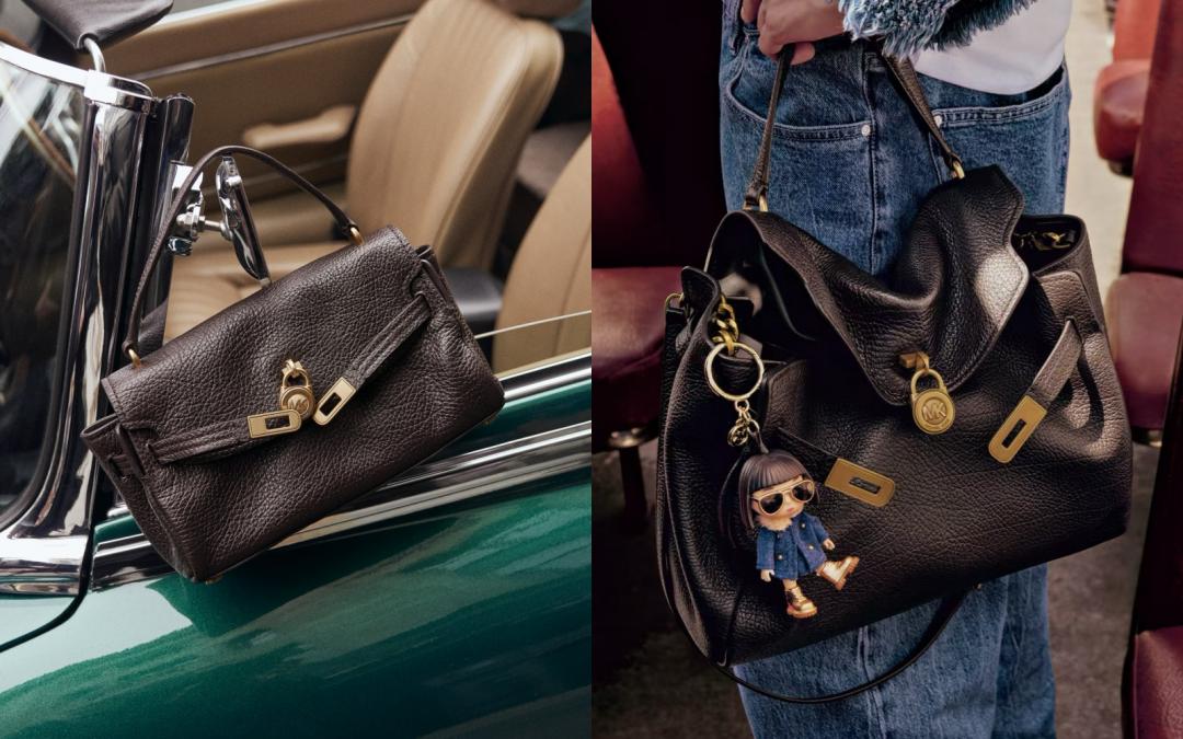 MICHAEL KOS藍色丹寧裝MK Doll掛飾，售價NT$1,500元。