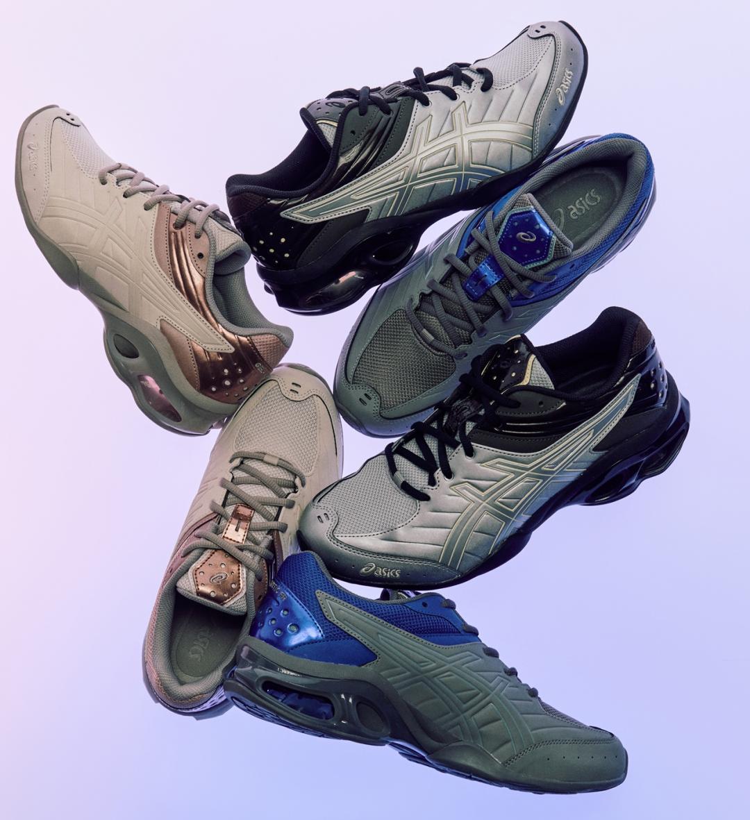 ASICS SPORTSTYLE復古跑鞋新作GEL-KINETIC FR，一口氣推出5款配色，從百搭實穿到前衛科技風格兼備，每雙4,980元。