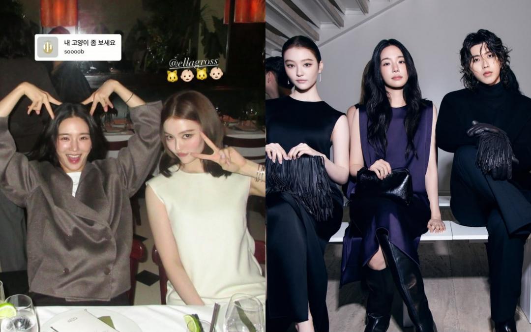 Ella、樸圭瑛秀後，還一起相約喫飯。結束工作的兩人，顯得更加放鬆，以更生動活潑的模樣同框。