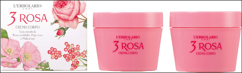 L'ERBOLARIO玫瑰三重奏芳香潤膚霜200ml，原價1,880元／瓶、特價買1送1。