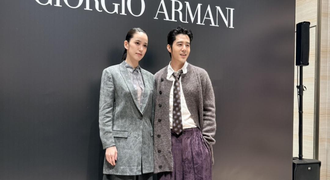 陳庭妮、胡宇威產後首合體！披 Armani 秋冬新裝甜蜜放閃 曝女兒萌變「米其林寶寶」