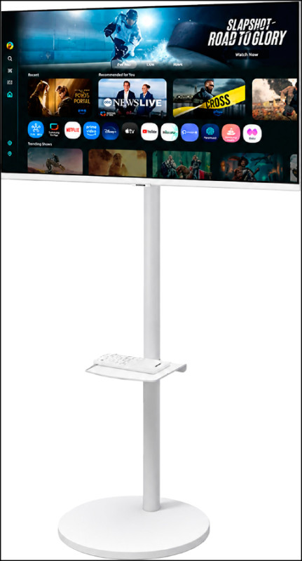 SAMSUNG 85型Micro RGB R95H 4K Vision AI智慧顯示器型號MRA85R95HAXXZW，208,900元／台，加贈Samsung 32型4K FollowMe AI智慧聯網移動式螢幕組，限量10台（圖）。