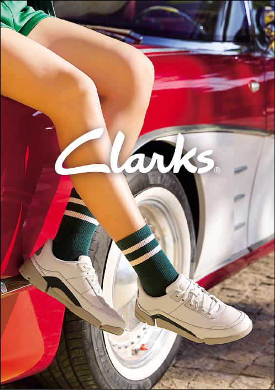 Clarks三瓣鞋2.0 PLUS真皮輕盈綁帶休閒鞋（女款），原價7,280元、開幕獨家價6,100元。