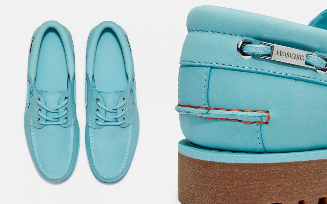 Timberland®ＸJacquemus男款三孔帆船鞋，售價NT$8,700元。