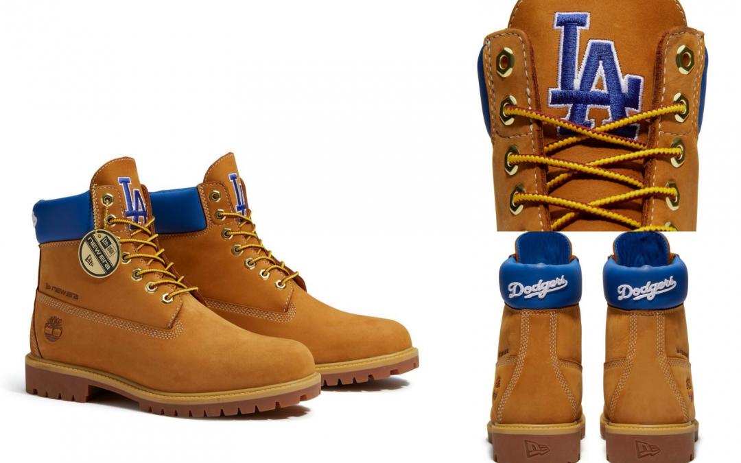 Timberland®＆New Era®男款洛杉磯道奇防水6吋靴，售價NT$8,600元。 