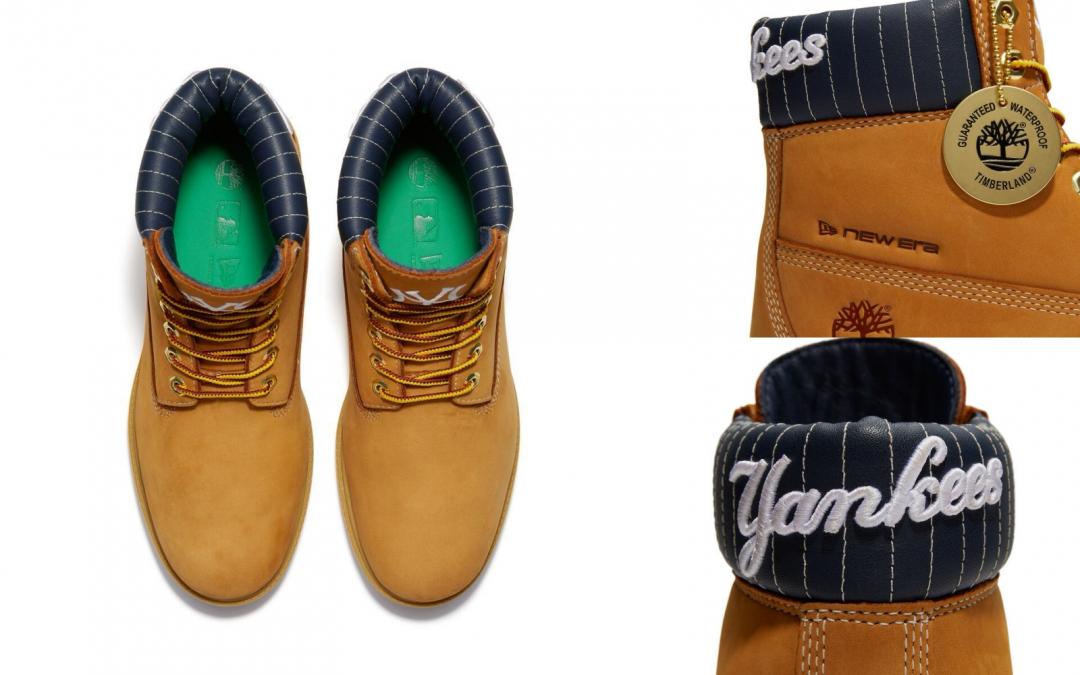 Timberland®＆New Era®男款紐約洋基防水6吋靴 ，售價NT$8,600元。 