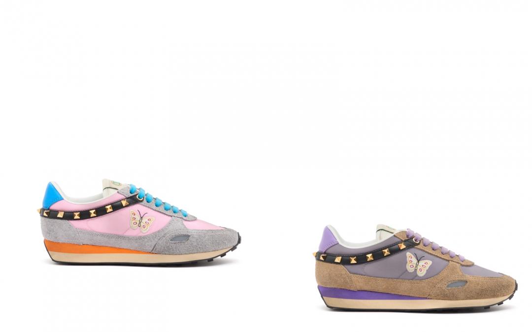 VALENTINO GARAVANI Stud up運動鞋，售價NT$27,200元。