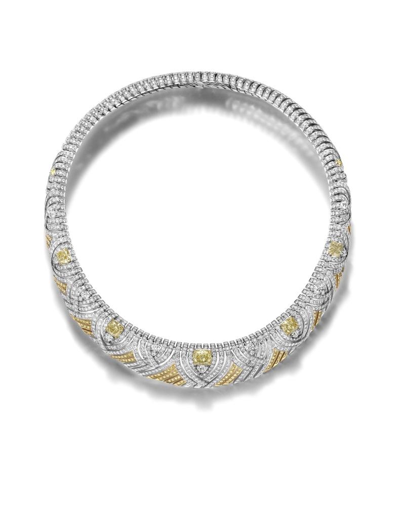 Nest 金巢映輝系列黃鑽項鍊。（Tiffany & Co.提供）