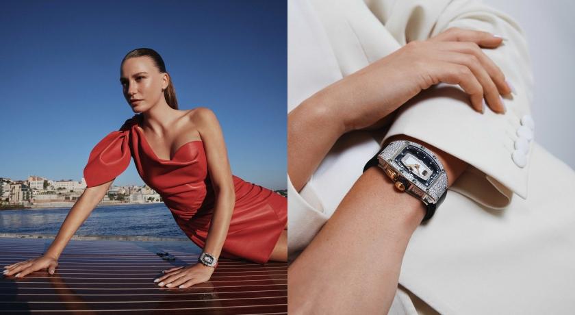 土耳其女神Serenay Sarıkaya加入RICHARD MILLE!火辣紅裙配滿鑽腕錶太搶眼 土耳其女神Serenay Sarıkaya加入RICHARD MILLE!火辣紅裙配滿鑽腕錶太搶眼