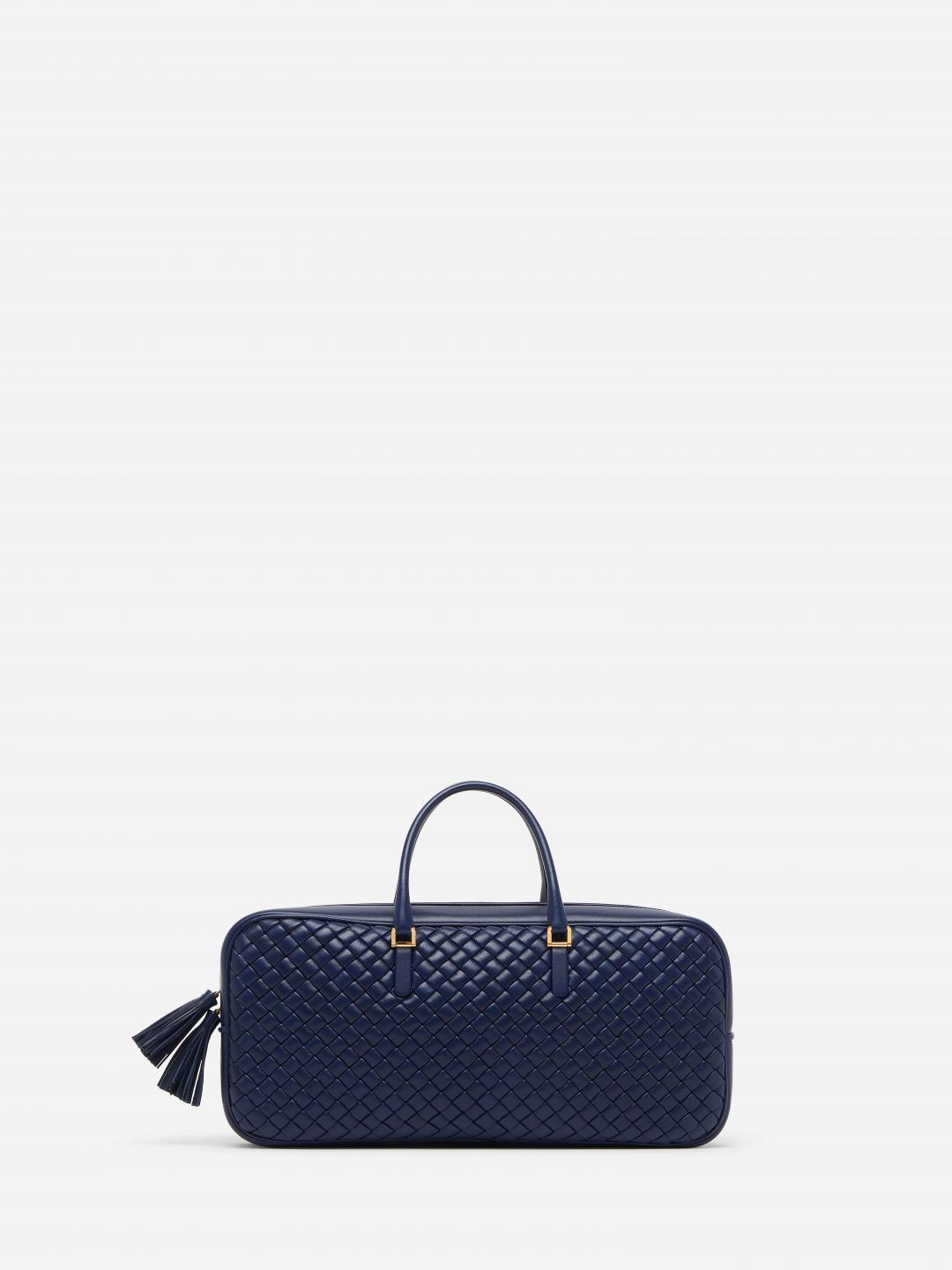 BOTTEGA VENETA ELIO編織皮革迷你手提包，231,700元。