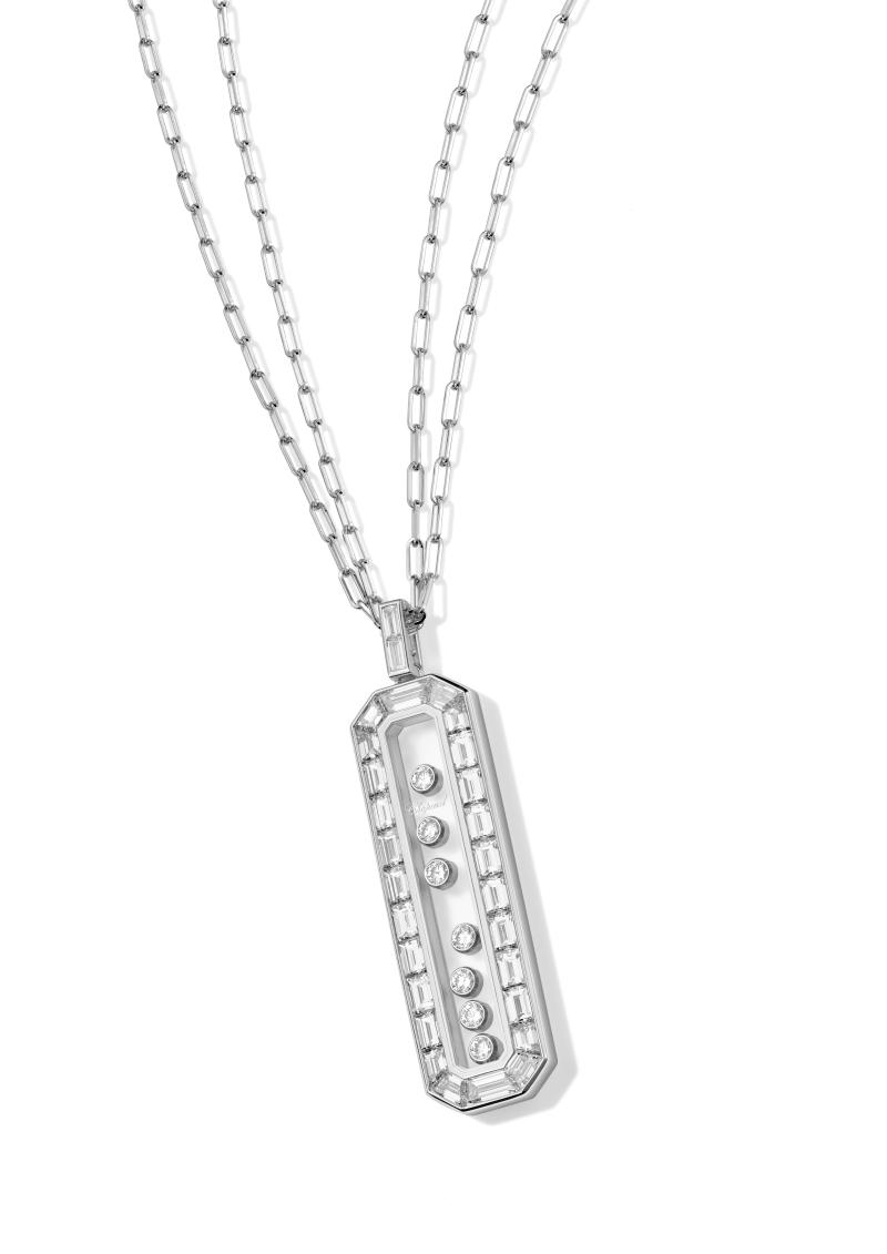 Happy Diamonds系列大型吊墜項鍊。（Chopard提供）