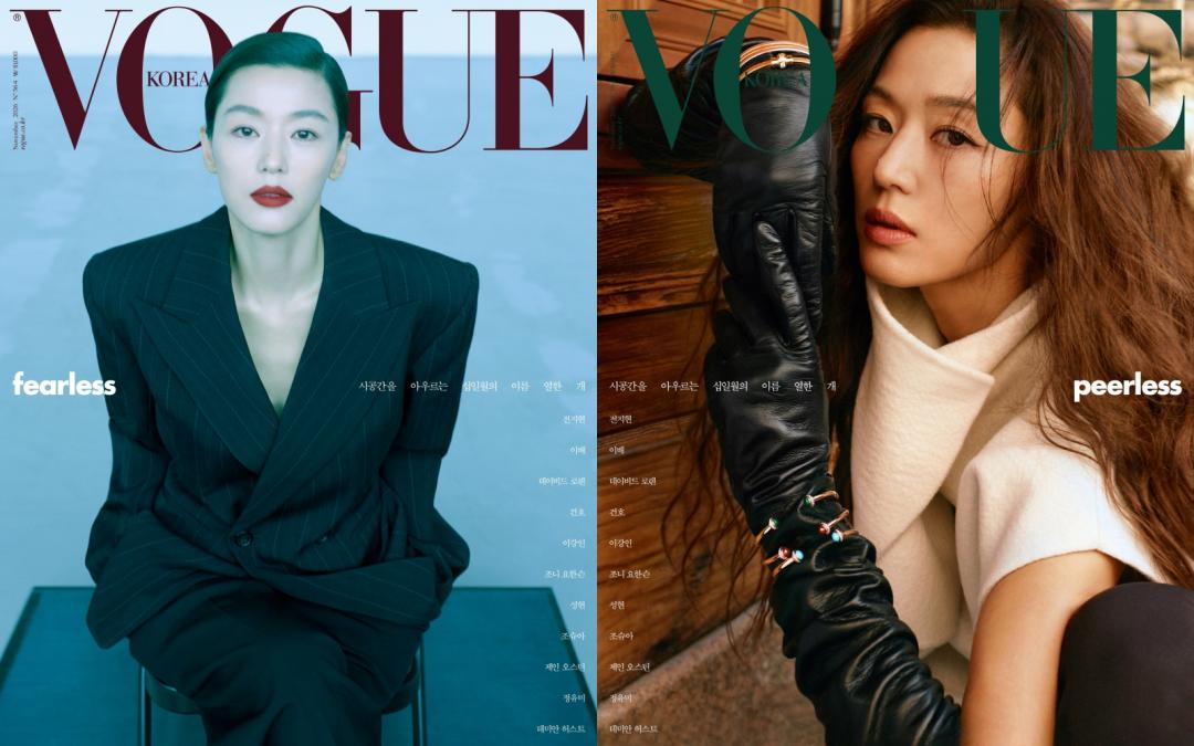 南韓《VOGUE》最新一期，一口氣釋出6個版本的全智賢封面，狠狠勾起粉絲收藏的慾望。