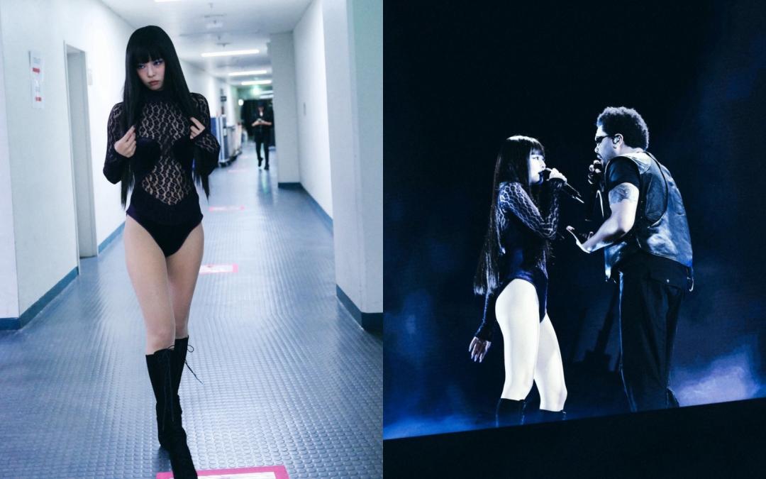 威肯睽違8年再度於首爾開演唱會，嘉賓找來曾合體演出美劇的Jennie擔任，兩人的表演魅力四射，嗨翻全場。