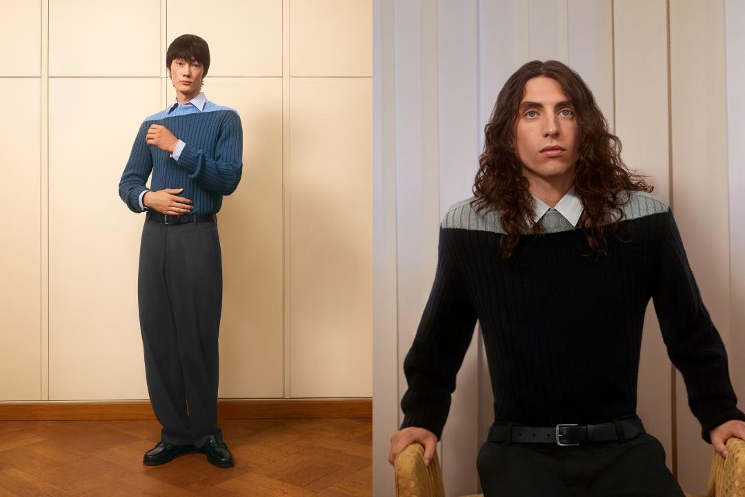 UNIQLO F.RISSO聯名系列採用UNIQLO招牌3D織法工藝，結合美麗諾羊毛混紡，打造兼具舒適度與立體輪廓的秋冬單品。