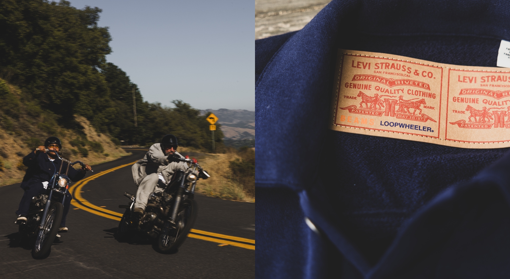 Levi’s三方攜手打造秋冬丹寧率性不羈 BEAMS 50週年凝聚潮流美學 Loopwheeler吊編慢織獨具匠心
