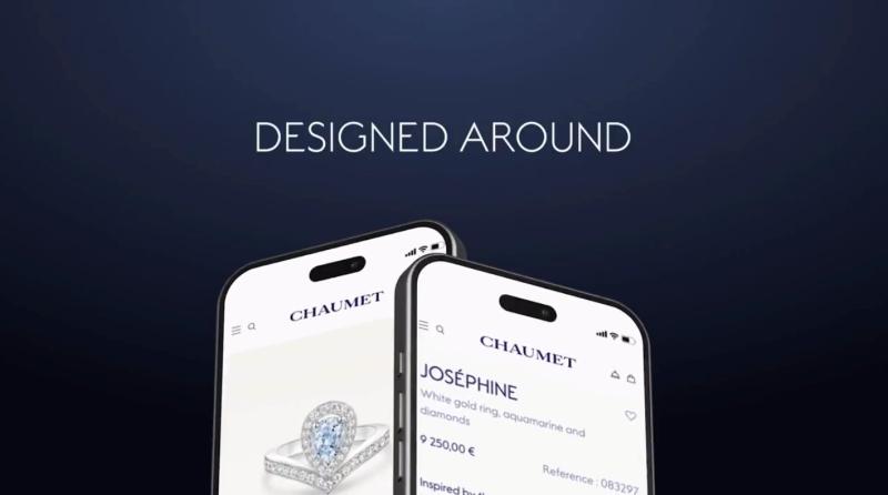 Chaumet新版官網提供線上預約服務，可依照鑑賞珠寶系列或婚嫁需求，安排專屬精品店行程。（Chaumet提供）