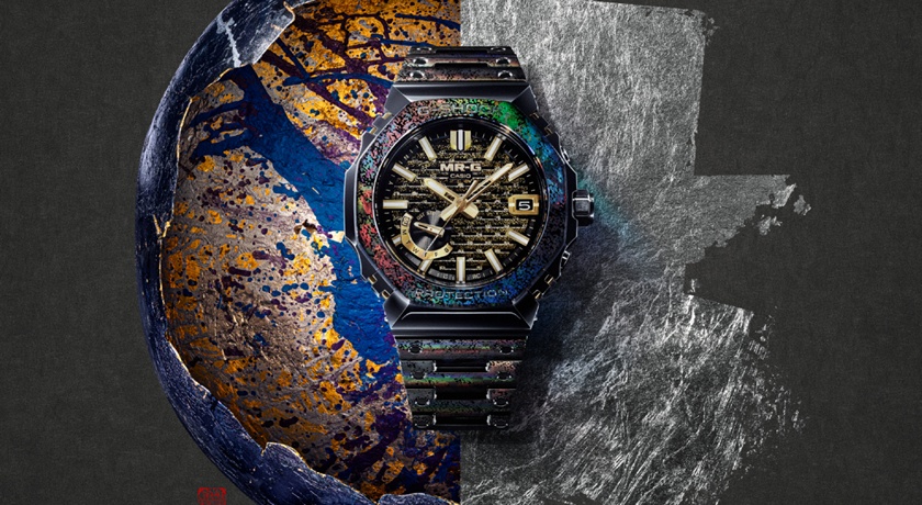 G-SHOCK旗艦系列MRG推金箔款！鈦金屬搭多層防護結構 紋理獨一無二