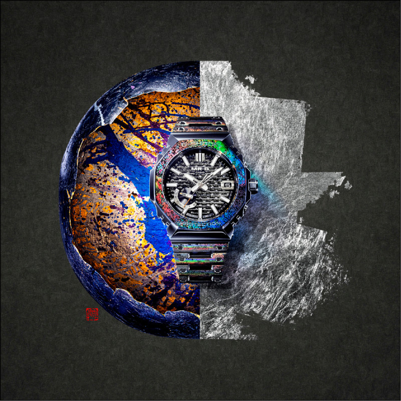 G-SHOCK旗艦MR-G系列全新紀念錶款MRG-B2100HR-1A，全球限量800只，每只230,000元。