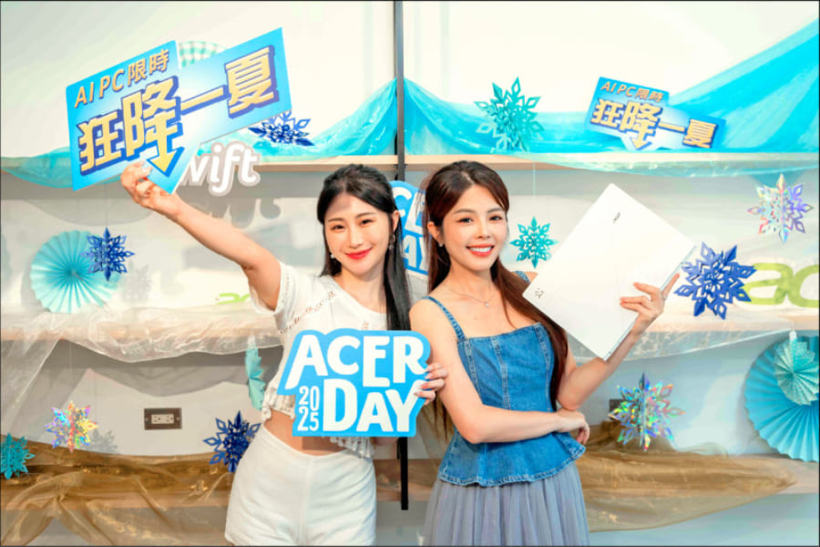 2025 Acer Day機種齊發搶市 輕薄／電競AI筆電優化效能 促銷啟動