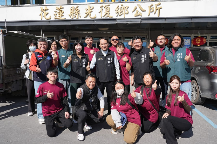 愛爾麗集團攜手吳克群 深入花蓮災區送暖