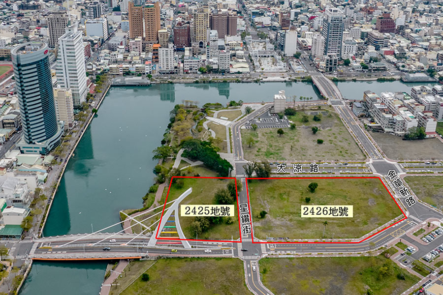 城市核心新契機  運河水岸新風貌  中國城暨運河星鑽地區土地公開標售