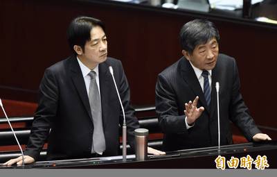 自由廣場》「陳時中下、賴清德上」的把戲