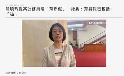 黑暗流浪者》翁曉玲提案增「育孫假」 典型的畫蛇添足