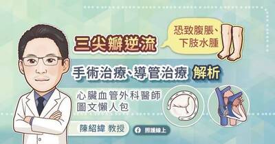 照護線上》三尖瓣逆流恐致腹脹、下肢水腫，手術治療、導管治療解析，心臟血管外科醫師圖文懶人包