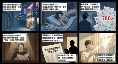 法操》【司想評論】報警380次都沒用，民宿噪音害失眠，有什麼法律依據可以請求停止？