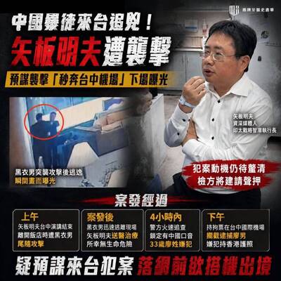 矢板明夫觀點》「红色黑幫」侵門踏戶 親揭遇襲始末