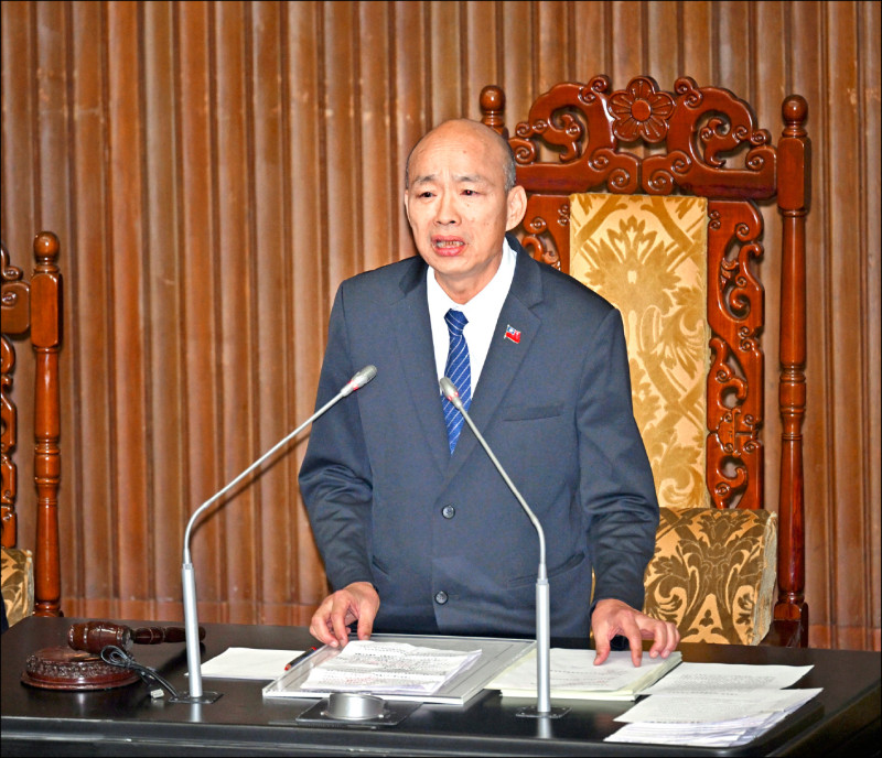 社論》解決憲政爭端 韓國瑜不必臉書發難