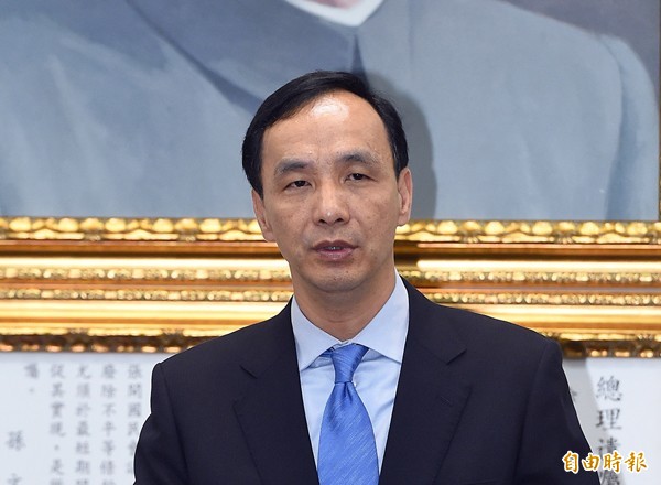 國民黨主席朱立倫。（資料照，記者廖振輝攝）