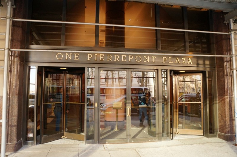 希拉蕊柯林頓總統大選全國競選總部將設於One Pierrepont Plaza其中兩個樓層。（圖:作者提供）