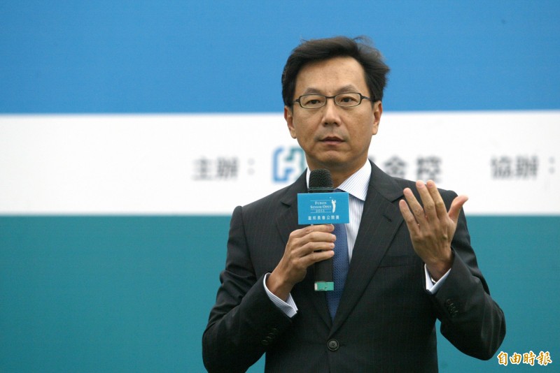 富邦金董事長蔡明忠否認曾捐款給馬英九總統，但扁案審判筆錄中，證實蔡明忠曾在２００８年總統大選期間，捐款給國民黨１５００萬元。（資料照，記者趙新天攝）