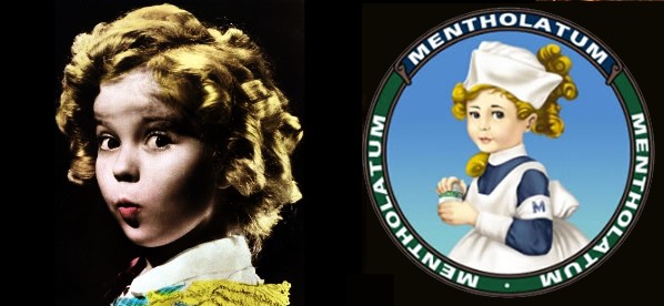 稚氣討喜的Shirley Temple與曼秀雷敦小護士。（圖：CNN.com）