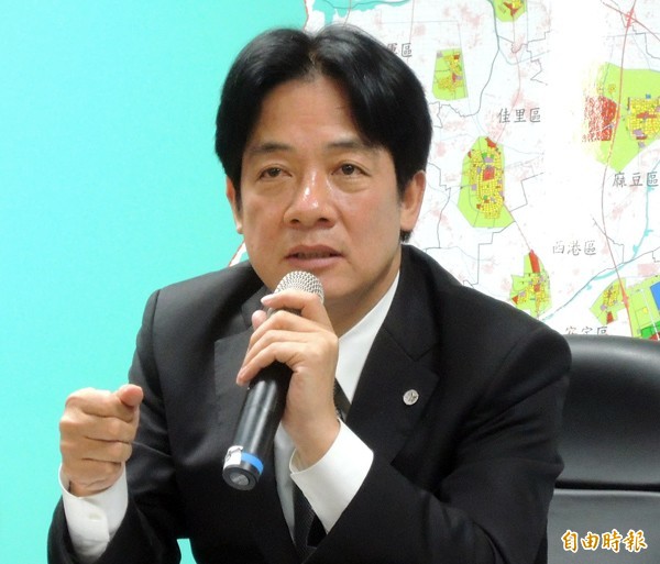 台南市長賴清德。（資料照，記者洪瑞琴攝）