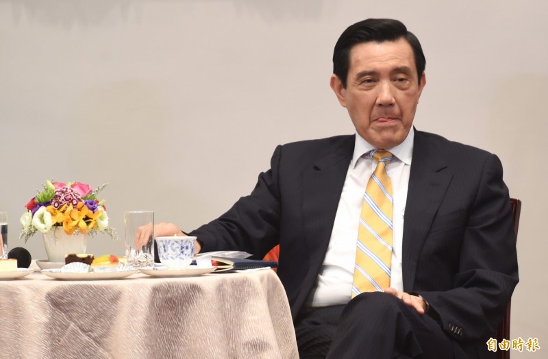 馬英九以「七年奮鬥，台灣出頭」為題，發表就職7周年的演講。是自我感覺良好的心盲；讓人意外的，是消費台灣人民的善良，竟能踐踏到這個地步仍不願罷手。（記者劉信德攝）